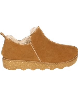 Rohde Wildleder Geschlossener Pantoffel Cognac - Braun