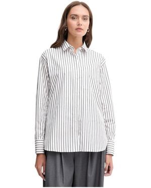 Lacoste Oversized Katoen Poplin Shirt - Wit