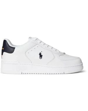 Polo Ralph Lauren Masters Court Leder Sneaker - Weiß