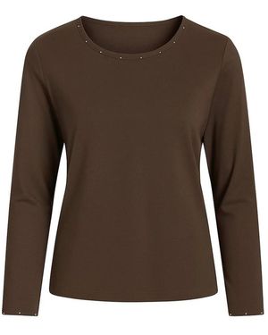 2-Biz Long Sleeve T-Shirts - Brown