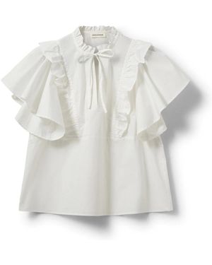 Sofie Schnoor Overhemden ,Wit ,Blouses