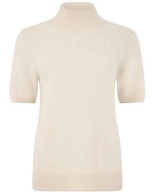 Max Mara Truien & Vesten ,Wol Buono Short Sleeve Sweater - Naturel