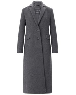Cinzia Rocca Single-Breasted Coats - Gris