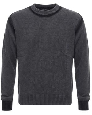 ATOMOFACTORY Round-Neck Knitwear - Gris