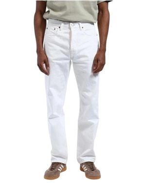 Dr. Denim Dash Rechte Jeans - Wit