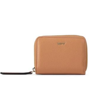 Abro⁺ Elegante Lederbrieftasche Mit Mehreren Fächern - Braun