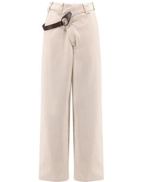 Pinko Wide Pants - Natural
