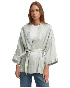 Sandro Ferrone Jassen ,Groen ,Pailletten Pailletten-Overlay - Grijs