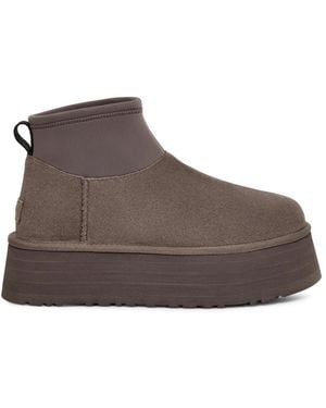 UGG Classic Mini Dipper Suede Boots - Brown