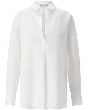 Bloomings Linnen Blouse - Wit