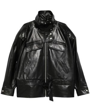 Entire studios Leather Jackets - Negro