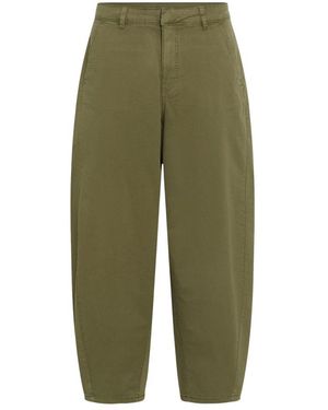 Kaffe Broeken ,Groen ,Wijde Broeken