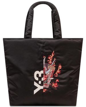 Y-3 Graphic Tote Bag - Schwarz