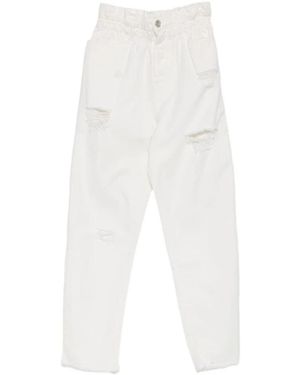 Aniye By Caramella Ruffle Jeans - Wit