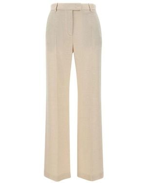 Eleventy Wide Trousers - Neutro