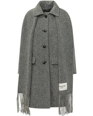 Weekend by Maxmara Latino Cape Coat - Grijs