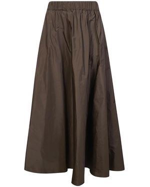 P.A.R.O.S.H. Midi Skirts - Brown
