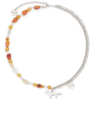 Maison Kitsuné Necklaces - Metallic