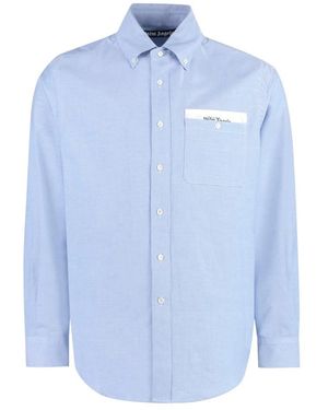 Palm Angels Casual Shirts - Blue