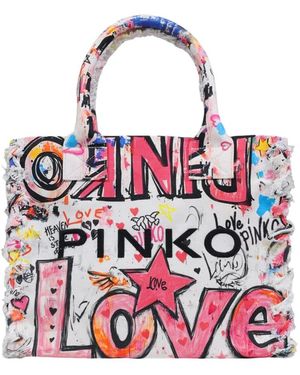 Pinko Tote Bags - Red