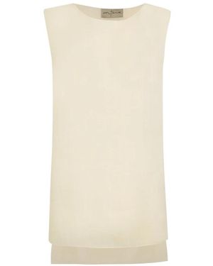 Cortana Sleeveless Tops - Natural