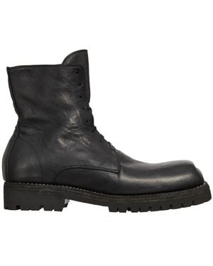 Guidi Lace-Up Boots - Black