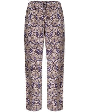 Hanro Nachtkleding ,Paars ,Lange Broek