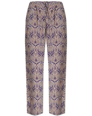 Hanro Nachtkleding ,Paars ,Lange Broek