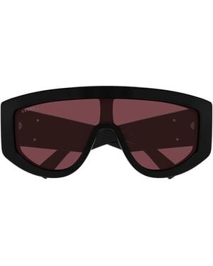 Gucci Shield Sonnenbrille - Braun