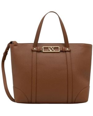 ARMANI EXCHANGE Tote Bags - Marrone