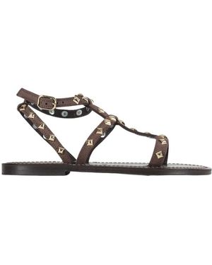 K. Jacques Flat Sandals - Brown