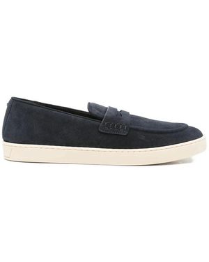Canali Loafers Calf Leather - Blue