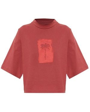 Palm Angels T-Shirts - Rojo