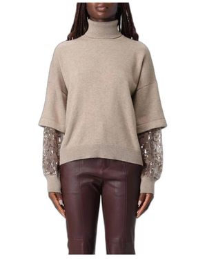 Brunello Cucinelli Cashmere Knitwear - Neutro