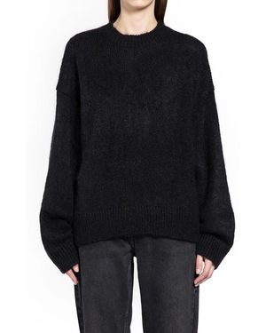 Studio Nicholson Truien & Vesten ,Zwart ,Wol Wynn Knit