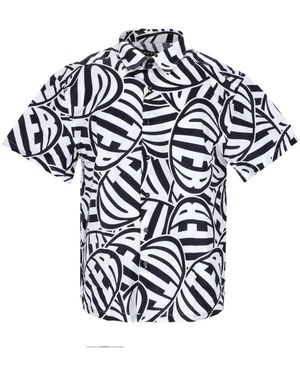 Iuter Short Sleeve Shirts - Blu