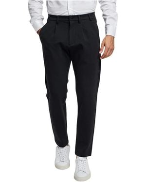 People Of Shibuya Slim-Fit Trousers - Black