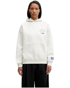 WRSTBHVR Hoodies & Sweatvesten ,Wit ,Katoen Studio V13 Hoodie