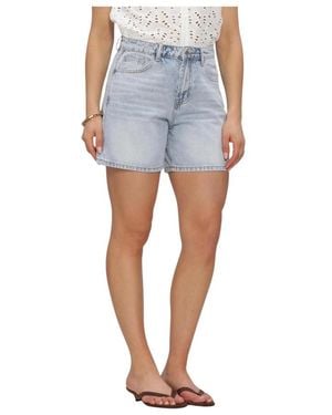 WITHBLACK Korte Broeken ,Blauw ,Denim Wblkarolina Denim Shorts