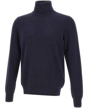 Gran Sasso Turtlenecks - Blue