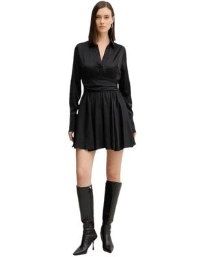 Guess Kleedjes ,Zwart ,Polyester Concetta Dress