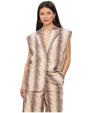 Refined Department Spencer Gilet - Bruin