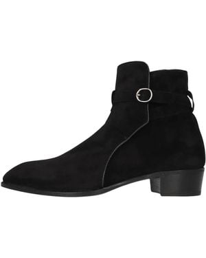 Lidfort Heeled Boots - Black