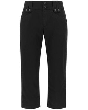 Isabel Marant Cropped Trousers - Black