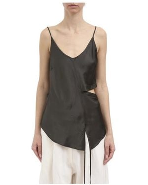 Andrea Ya'aqov Sleeveless Tops - Black