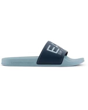 EA7 Sliders - Blue