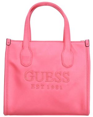 Guess Handtasche Mit 2 Fächern - Pink