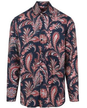 Etro Casual Shirts - Blu