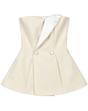 P.A.R.O.S.H. Sleeveless Tops - Neutro