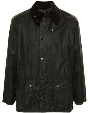 Barbour Jassen ,Groen ,Katoen Bedale Wax Jacket - Zwart